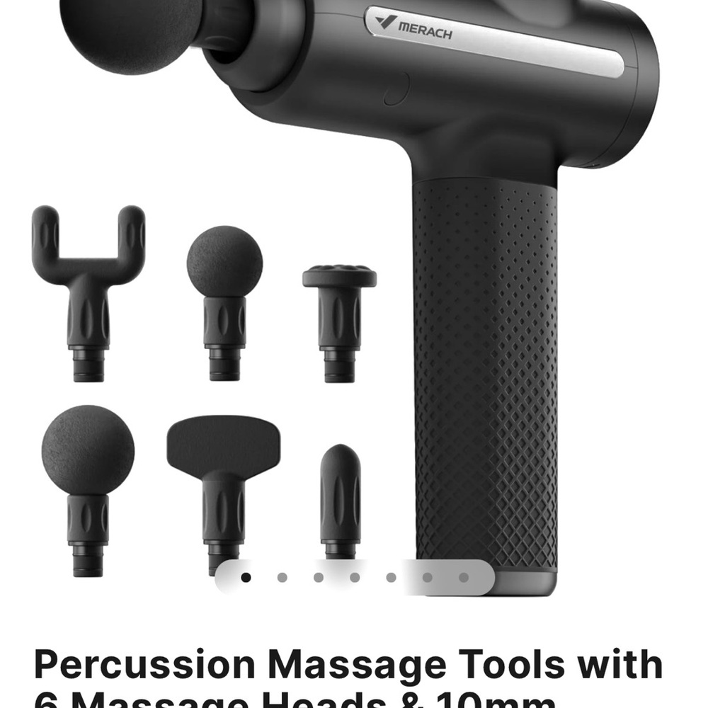 Merach Black Percussion Massage Gun